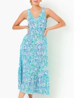 NWT MSRP $198 Lily Pulitzer Madsen Belted V-Neck (See Live For Colors)